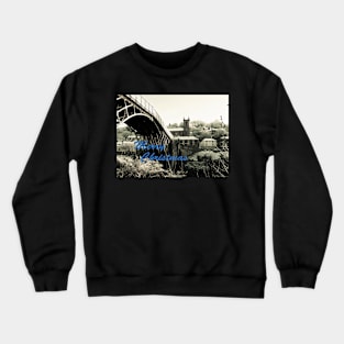 Merry Christmas Ironbridge Village Spring Snow Crewneck Sweatshirt